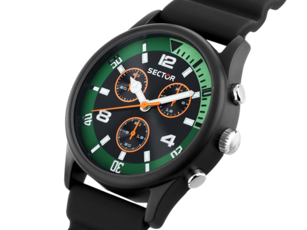 Sector No Limits H2O Quartz Uhr, Schwarz, 43 mm, R3271718002