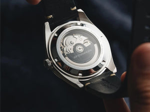 Spinnaker Fleuss Sand Grey Automatik Uhr, Schwarz, 43 mm, 15 atm, SP-5055-0B