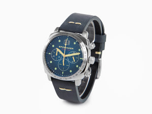 Spinnaker Hull Quartz Uhr, Blau, 42 mm, Chronograph, SP-5068-03