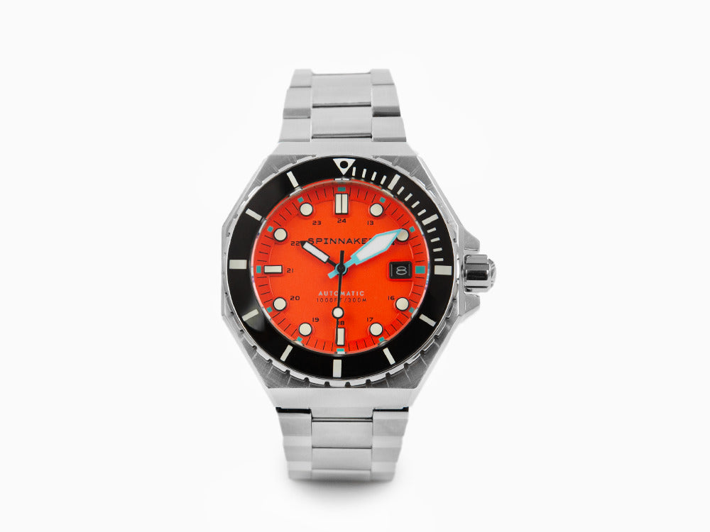 Spinnaker Dumas Tangerine Automatik Uhr, Orange, 44 mm, 30 atm, SP-5081-BB