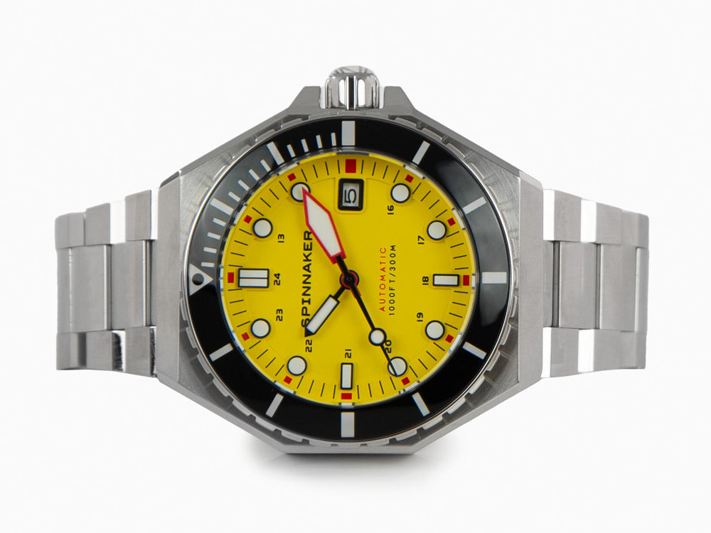 Spinnaker Dumas Automatik Uhr, Gelb, 44 mm, 30 atm, SP-5081-II