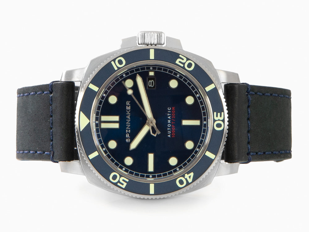 Spinnaker Hull Diver Automatik Uhr, Blau, 42 mm, 30 atm, SP-5088-02