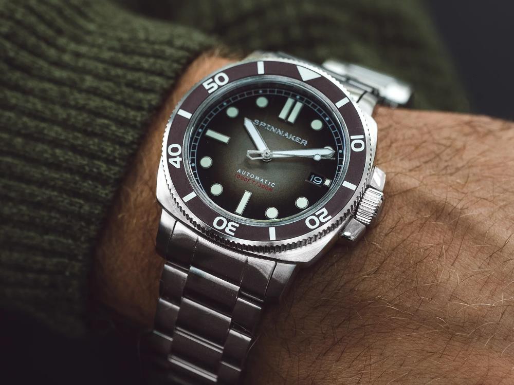 Spinnaker Hull Harvest Brown Automatik Uhr, Braun, 42 mm, 30 atm, SP-5088-44