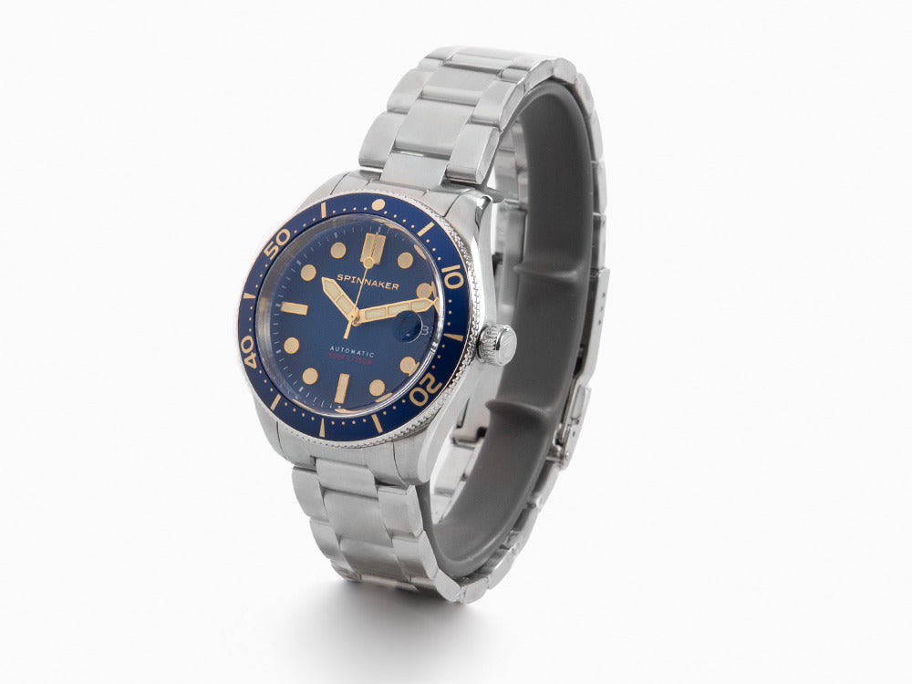 Spinnaker Croft Regiment Blue Automatik Uhr, Blau, 40 mm, 15 atm, SP-5100-22