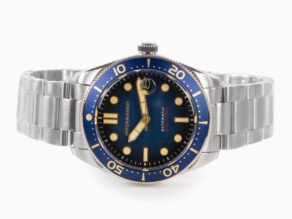 Spinnaker Croft Regiment Blue Automatik Uhr, Blau, 40 mm, 15 atm, SP-5100-22
