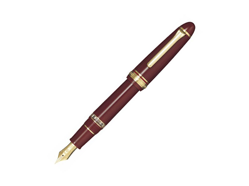 Sailor 1911 Series Realo Füller, Edelharz, Maroon, Gold, 11-3924-432