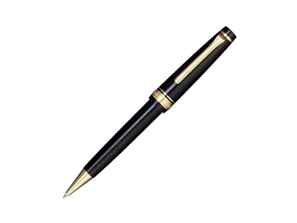 Sailor Professional Gear Gold Kugelschreiber, Schwarz, 24K Gold, 16-1036-620
