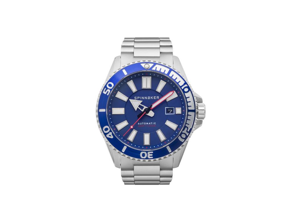 Spinnaker Amalfi Automatik Uhr, Blau, 46 mm, 20 atm, SP-5074-22