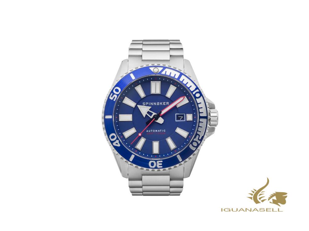 Spinnaker Amalfi Automatik Uhr, Blau, 46 mm, 20 atm, SP-5074-22