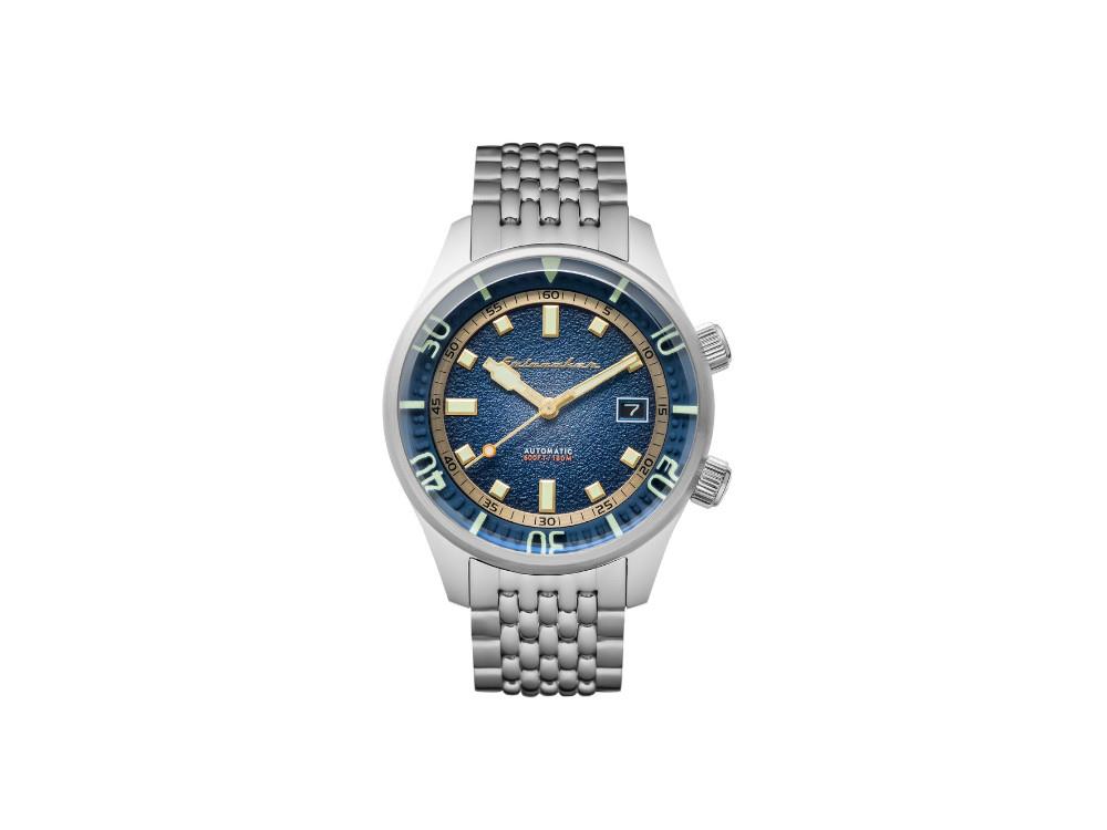 Spinnaker Bradner Automatik Uhr, Blau, 42 mm, 18 atm, SP-5062-22