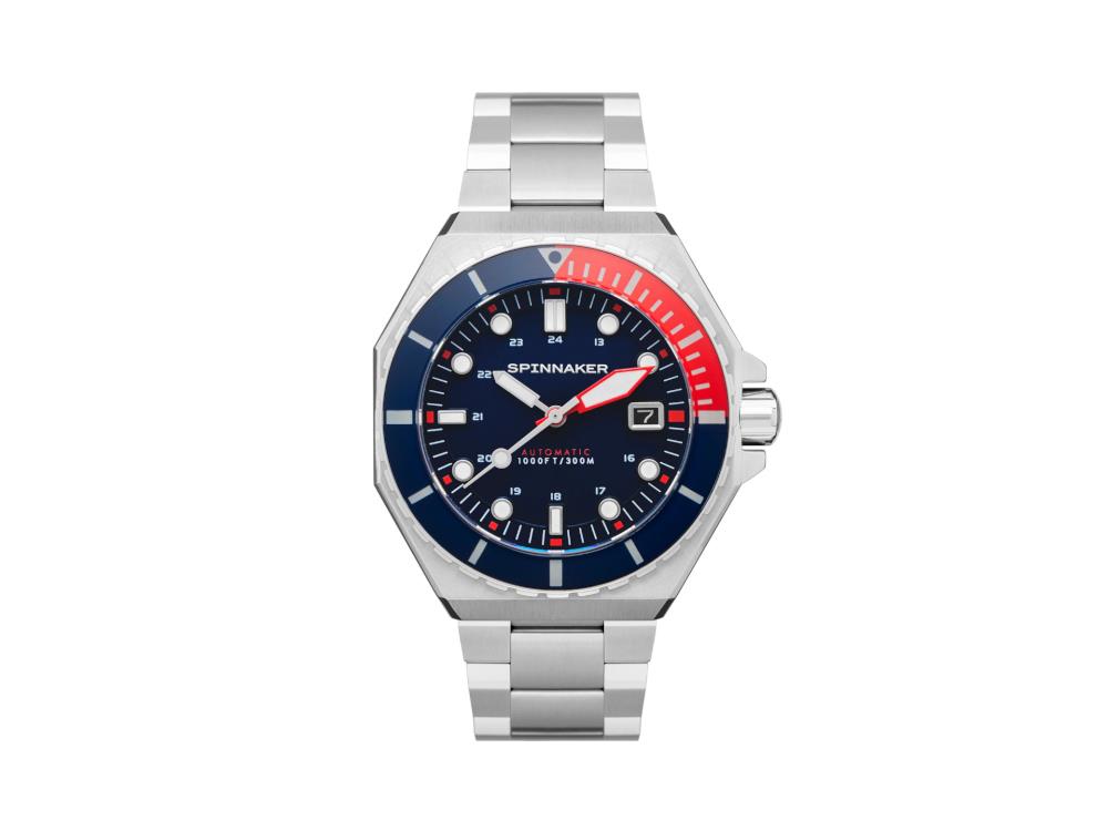 Spinnaker Dumas Automatik Uhr, Blau, 44 mm, 30 atm, SP-5081-JJ