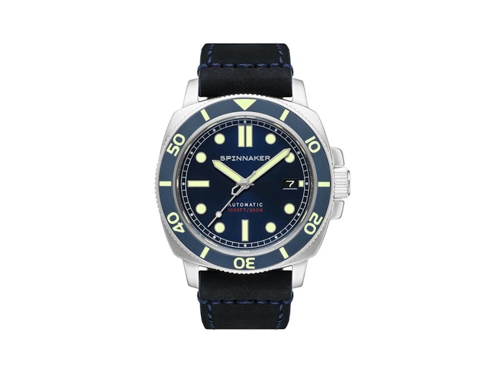 Spinnaker Hull Diver Automatik Uhr, Blau, 42 mm, 30 atm, SP-5088-02