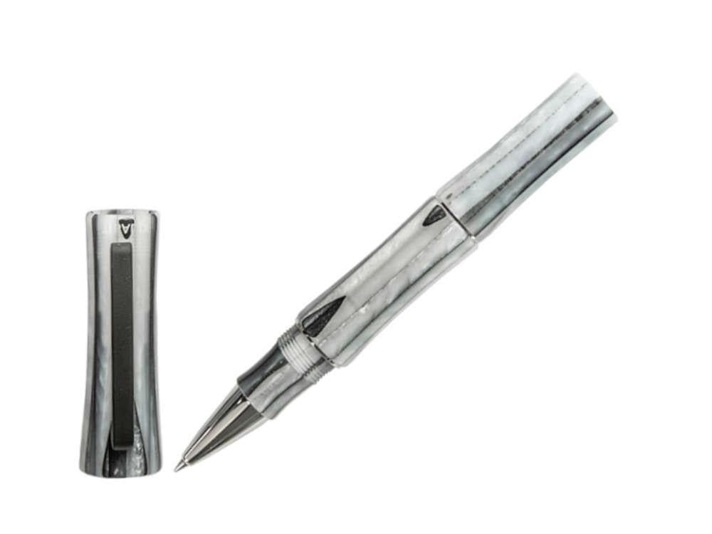 Tibaldi Bamboo Winter Roller, Edelharz, Weiss, Palladium, BMB-12-RB