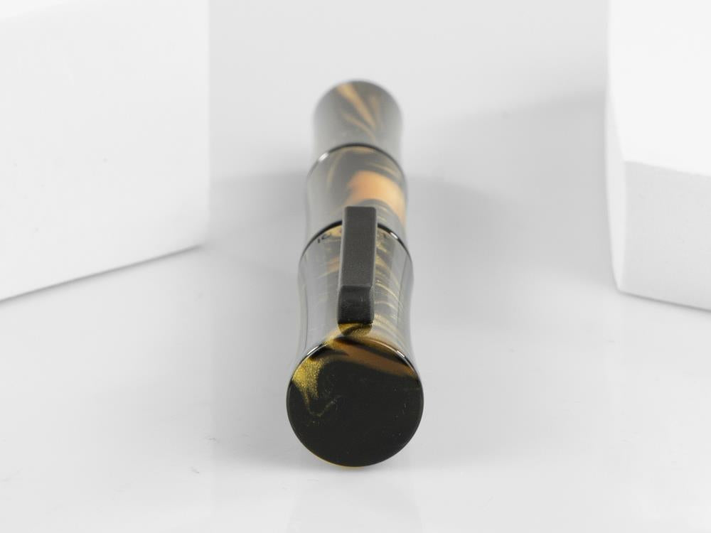 Tibaldi Bamboo Dust Roller, Edelharz, Schwarz, Palladium, BMB-3D395-RB