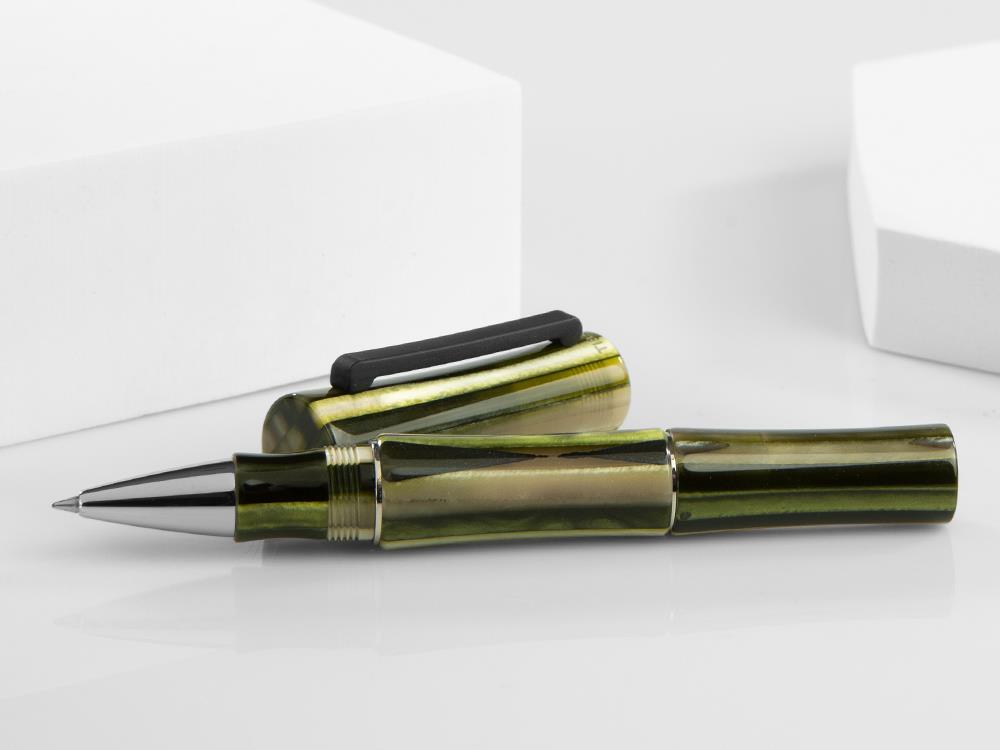 Tibaldi Bamboo Forest Roller, Edelharz, Grün, Palladium, BMB-73-RB