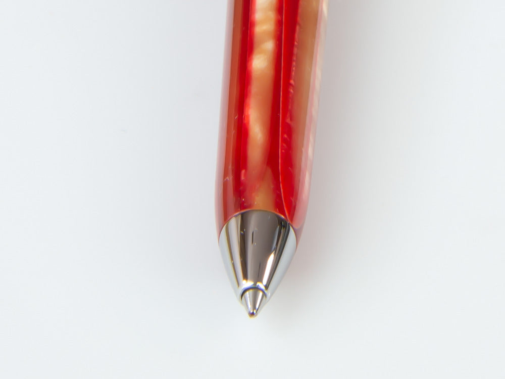 Tibaldi Bononia Seashell Mist Kugelschreiber, Rot, Palladium Akzenten, BNN-72-BP