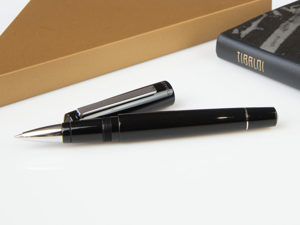 Tibaldi Infrangibile Rich Black Roller, Edelharz, INFR-237-RB