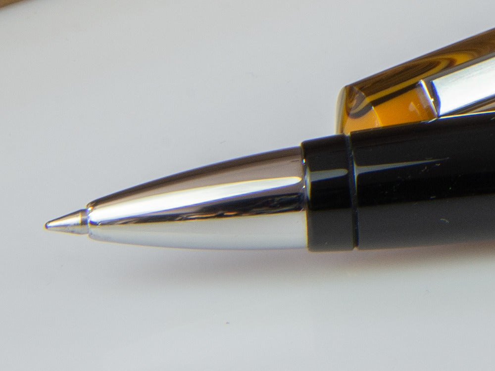 Tibaldi Infrangibile Chrome Yellow Roller, Edelharz, Schwarz, INFR-321-RB