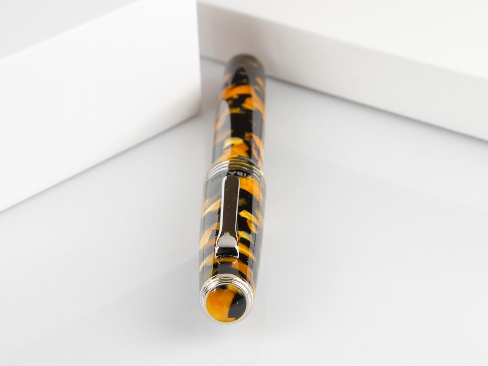 Tibaldi Nº60 Amber Yellow Roller, Edelharz, Palladium, N60-550-RB