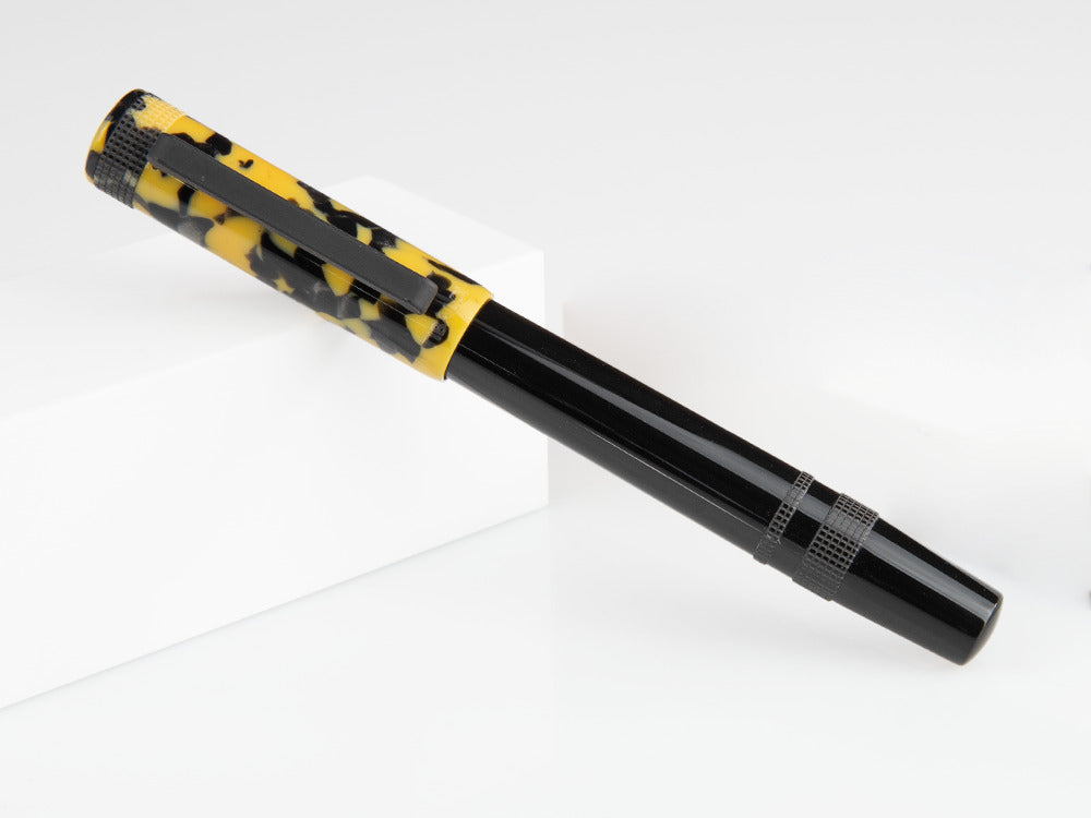 Tibaldi Perfecta LP Vinyl Yellow Roller, Edelharz, Palladium, PFC-512-RB