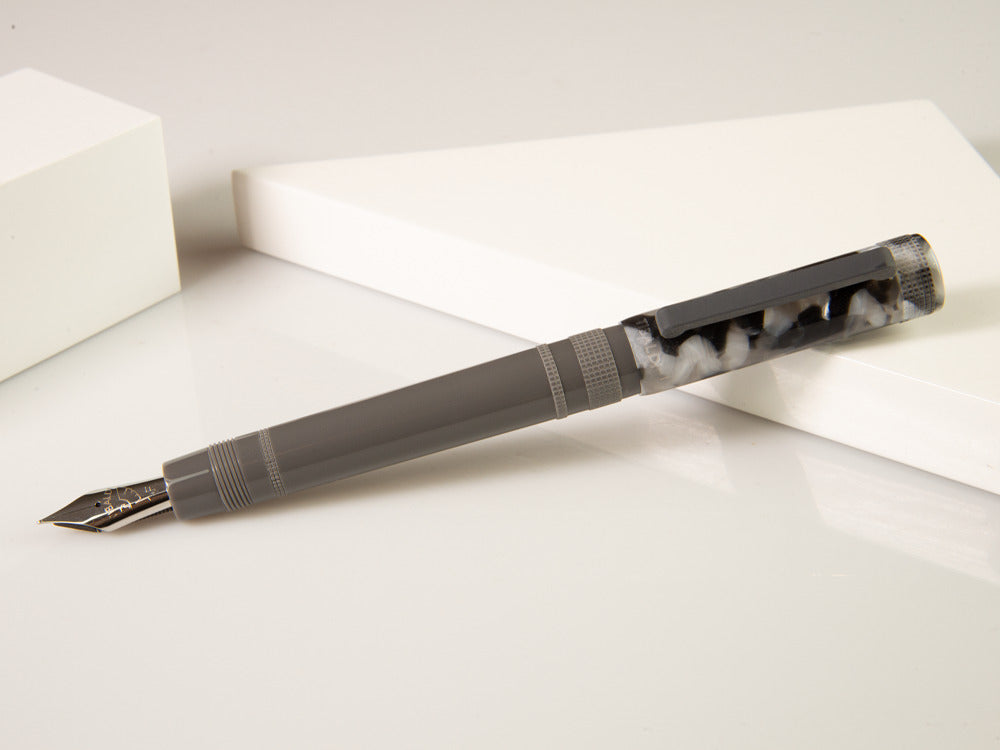Tibaldi Perfecta Stonewash Grey Füllfederhalter, Grau, PFC-780-FP