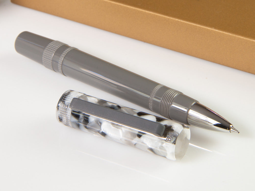 Tibaldi Perfecta Stonewash Grey Roller, Edelharz, Grau, Palladium, PFC-780-RB