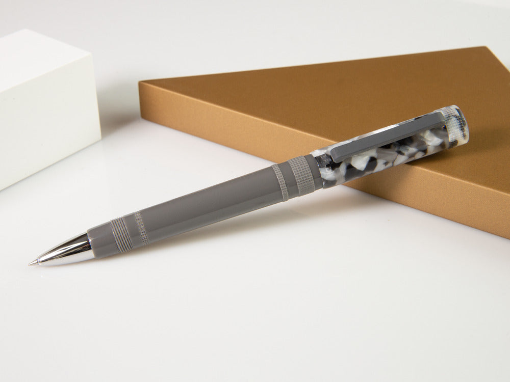 Tibaldi Perfecta Stonewash Grey Roller, Edelharz, Grau, Palladium, PFC-780-RB