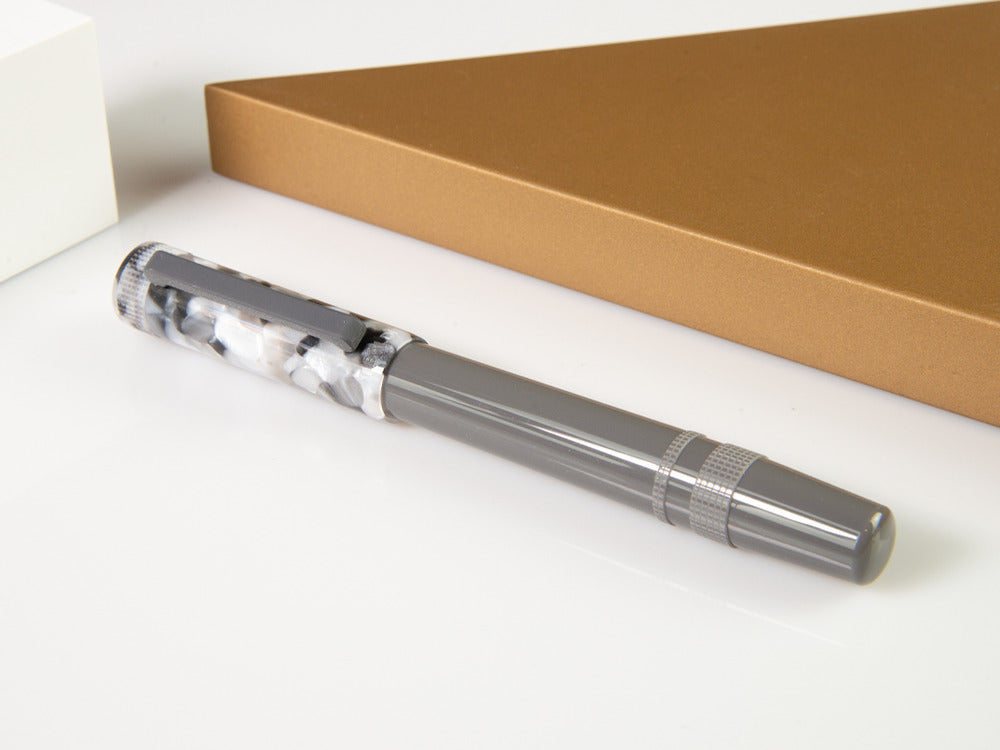 Tibaldi Perfecta Stonewash Grey Roller, Edelharz, Grau, Palladium, PFC-780-RB