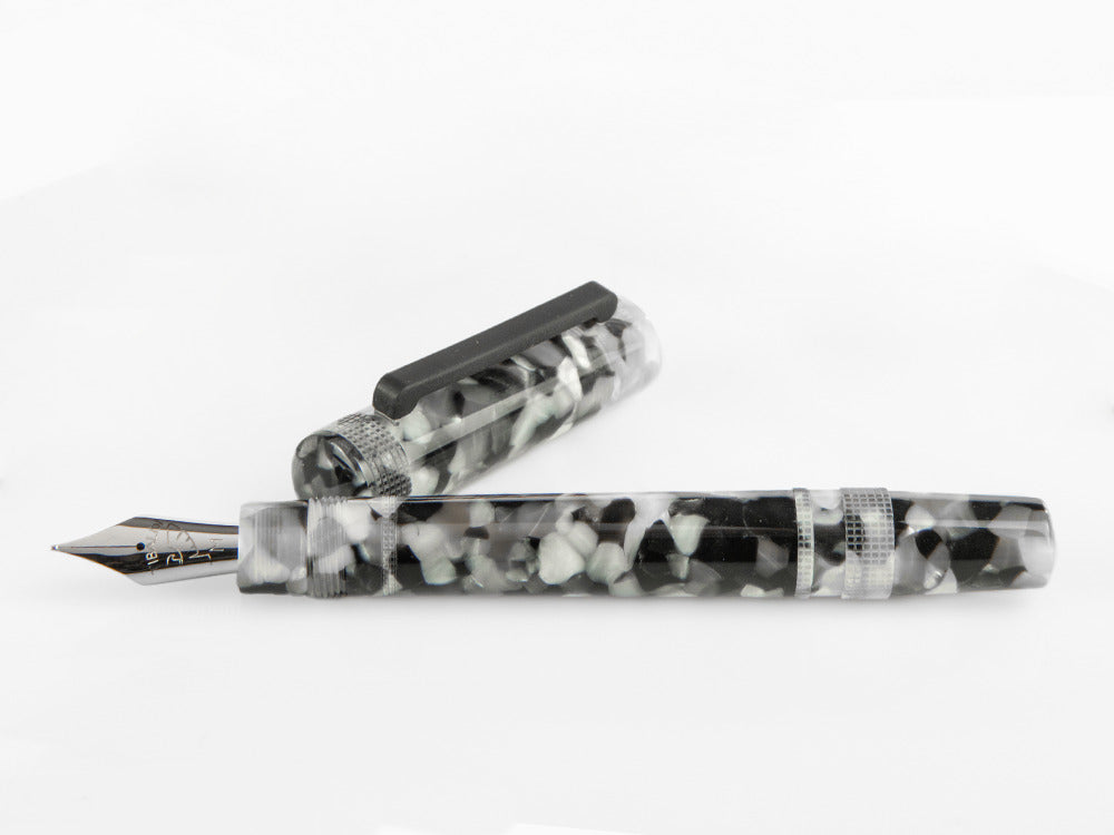 Tibaldi Perfecta Vinyl Stonewash Full Grey Füllfederhalter, PFC-R780-FP