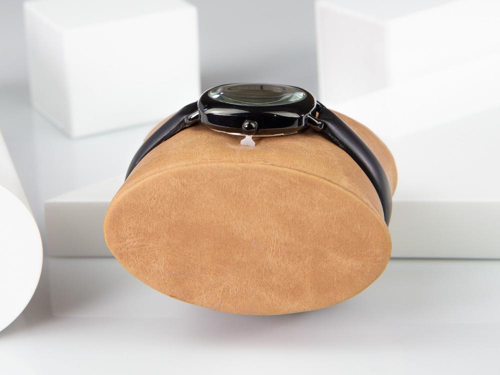 Tibaldi Ladies Quartz Uhr, Edelstahl 316L, Sunray, 32 mm, Lederband, TMF-201-LT