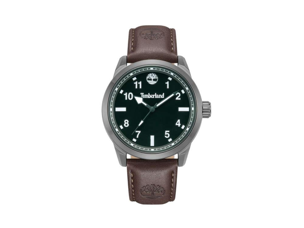 Timberland Small Henniker Quartz Uhr, Metall, Grün, 44 mm, TDWGA0109702