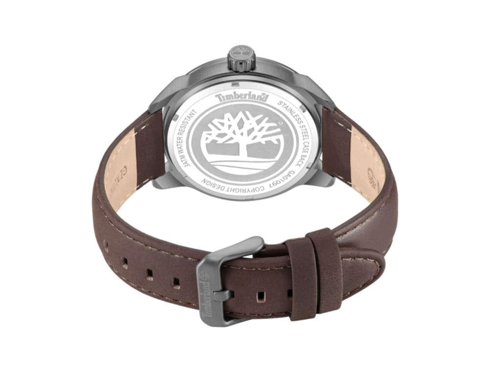 Timberland Small Henniker Quartz Uhr, Metall, Grün, 44 mm, TDWGA0109702