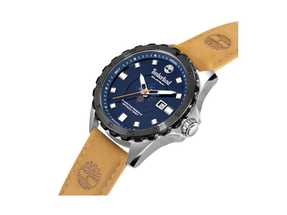 Timberland Solar Peak Quartz Uhr, Blau, 45 mm, TDWGB0110001