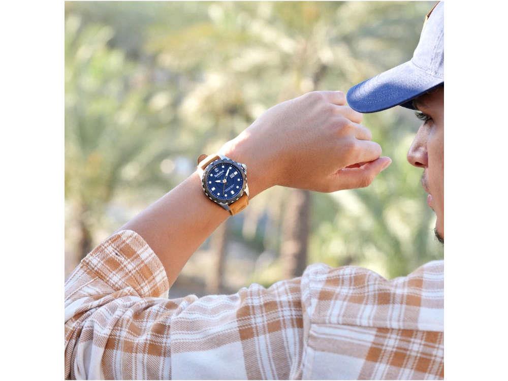 Timberland Solar Peak Quartz Uhr, Blau, 45 mm, TDWGB0110001