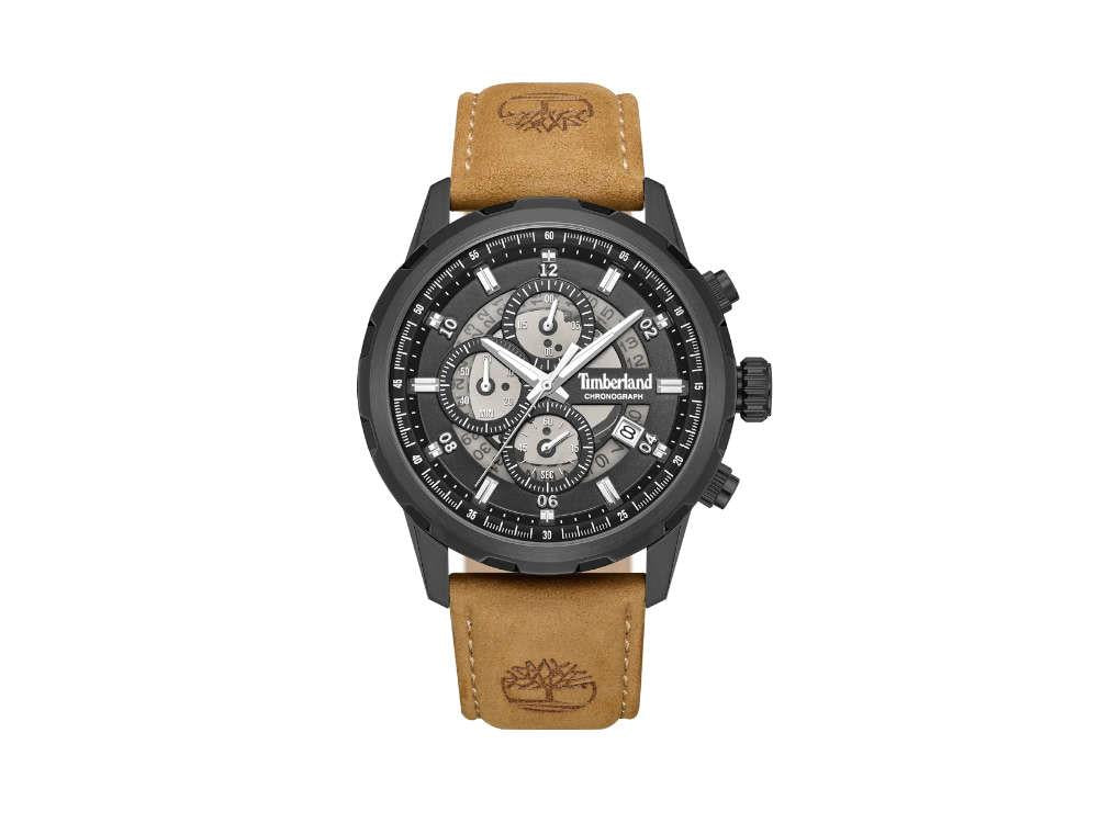 Timberland Hampton Harbour Quartz Uhr, PVD, Schwarz, 46 mm, TDWGC0109101