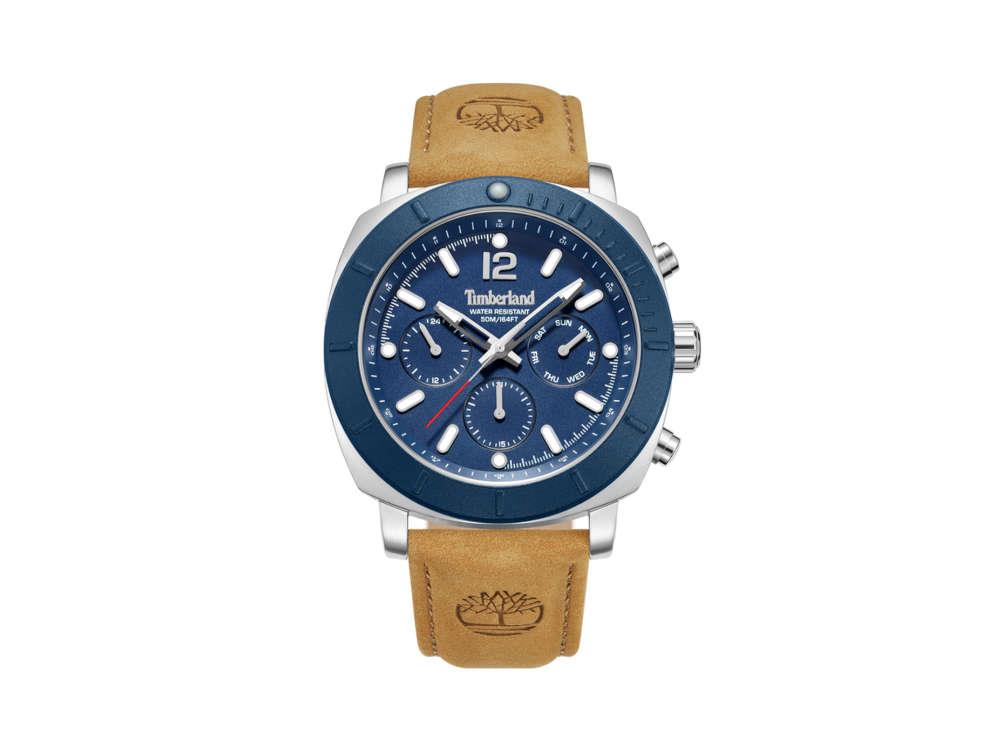 Timberland Pyperville Quartz Uhr, Blau, 46 mm, TDWGF0074901