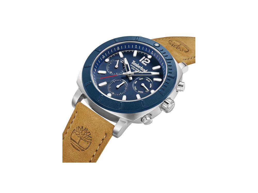 Timberland Pyperville Quartz Uhr, Blau, 46 mm, TDWGF0074901