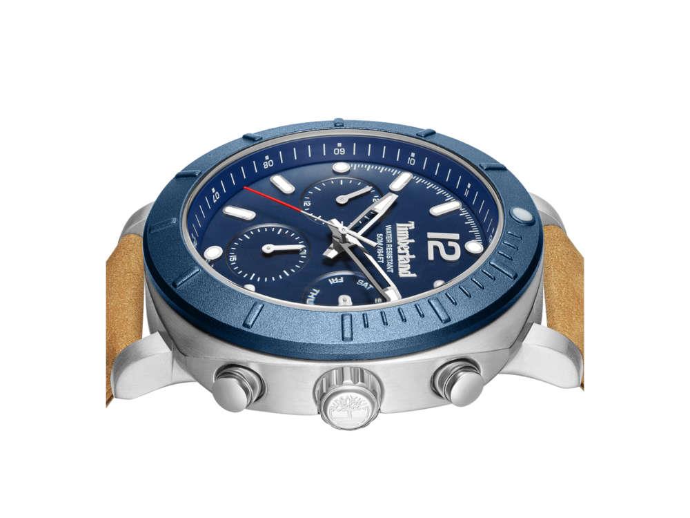 Timberland Pyperville Quartz Uhr, Blau, 46 mm, TDWGF0074901