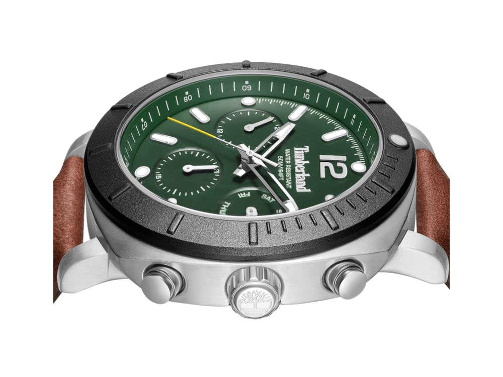Timberland Pyperville Quartz Uhr, Grün, 46 mm, TDWGF0074902