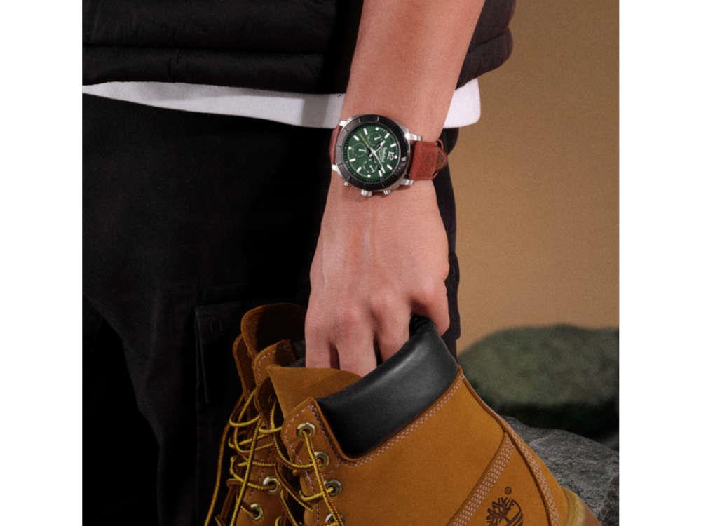 Timberland Pyperville Quartz Uhr, Grün, 46 mm, TDWGF0074902
