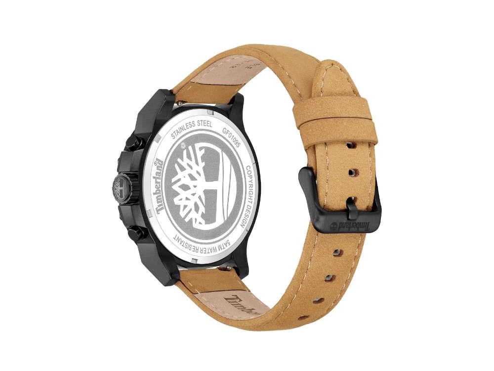 Timberland Fast Strike Quartz Uhr, PVD, Schwarz, 46 mm, TDWGF0109503
