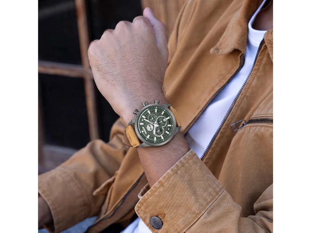 Timberland Henniker II 10th Anniversary Quartz Uhr, Grün, 46 mm, TDWGQ00949X2