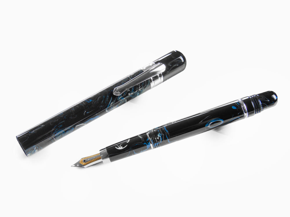 Taccia Covenant Ocean Whispers Füllfederhalter, Blau, TCV-SSF-OW