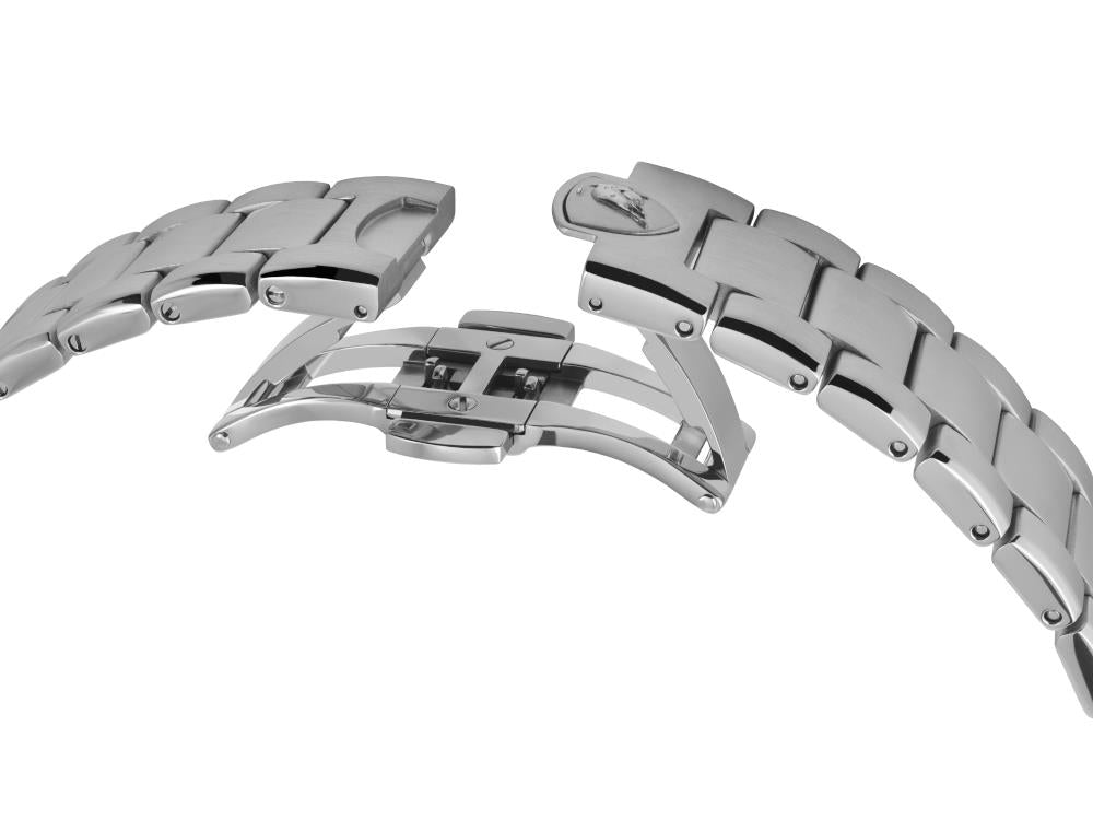 Tonino Lamborghini Shock Abs Quartz Uhr, Orange, 42 mm, Stahlband, TLABSO-SS-B