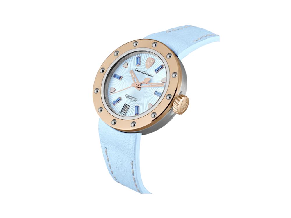 Tonino Lamborghini Cuscinetto Quartz Uhr, Türkis, 38 mm, TLF-A05-3