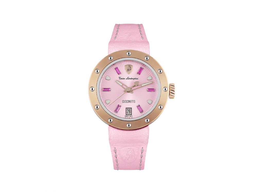 Tonino Lamborghini Cuscinetto Quartz Uhr, Rose, 38 mm, TLF-A05-4