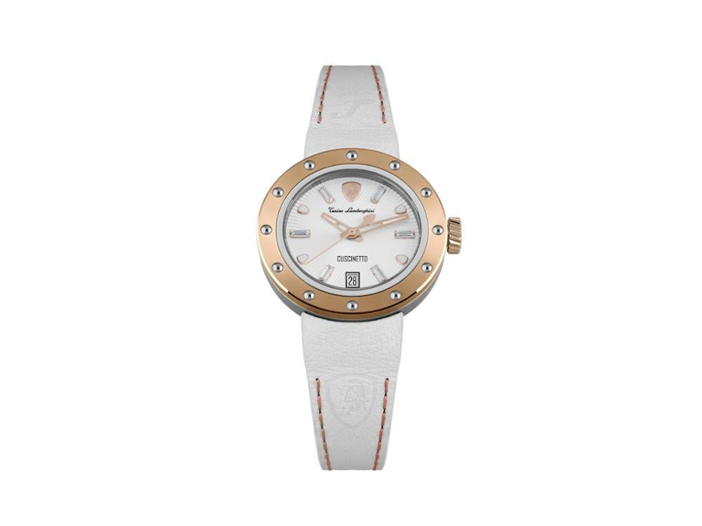 Tonino Lamborghini Cuscinetto Quartz Uhr, Weiss, 38 mm, TLF-A05-5