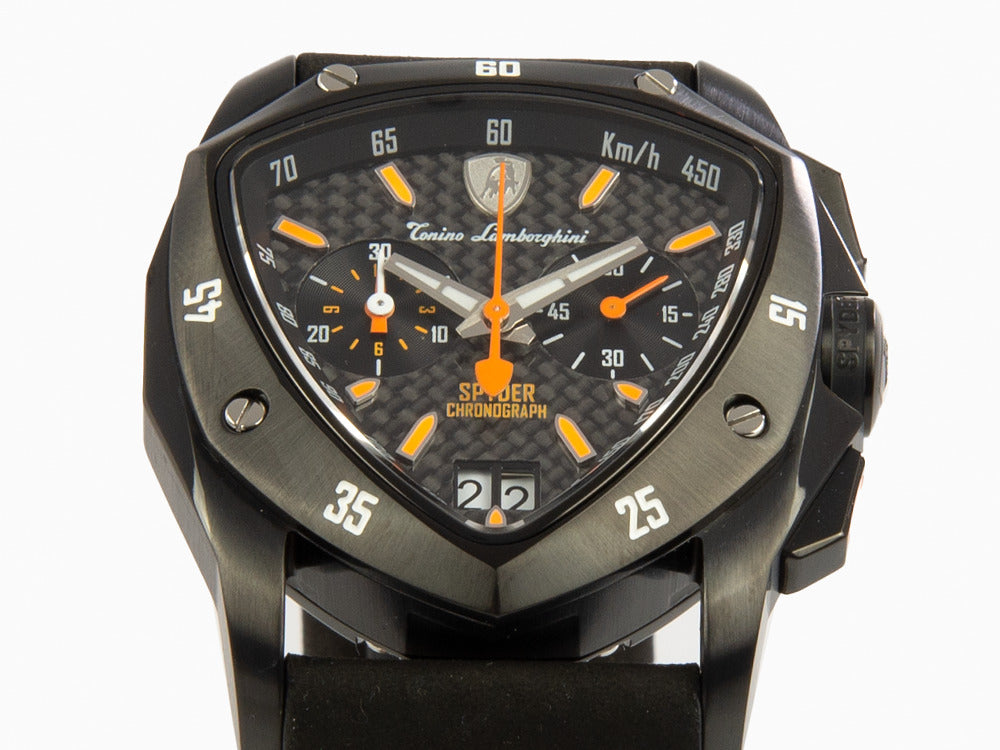 Tonino Lamborghini New Spyder Orange Quartz Uhr, 43 mm, Chrono, TLF-A13-6