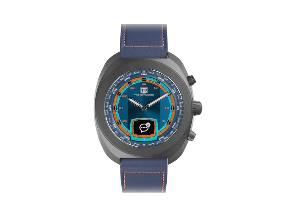 Time Revolution Hybrid 01 Aurora PVD Hybrid Uhr, Blau, 42 mm, TR01.4B-1