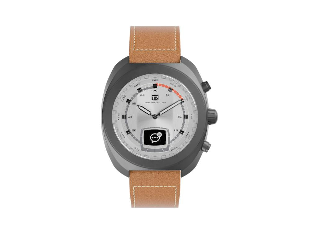 Time Revolution Hybrid 01 Glacier PVD Hybrid Uhr, Grau, 42 mm, TR01.4B-1-1